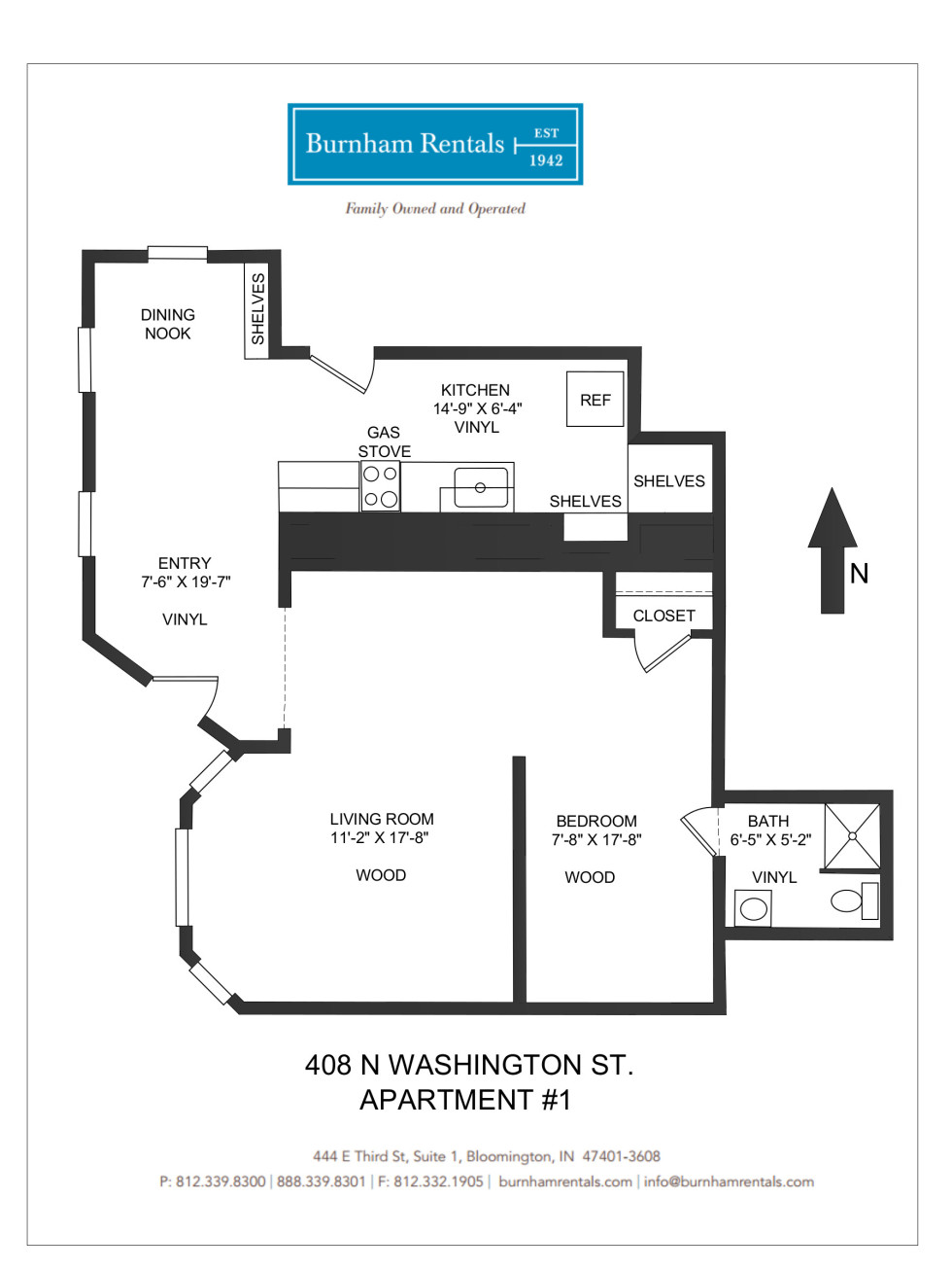 203 E Eighth St / 408 W Washington St « Burnham Rentals